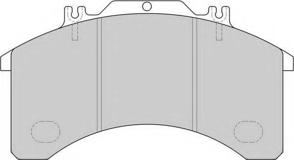 Комплект тормозных колодок, дисковый тормоз DURON DCV770