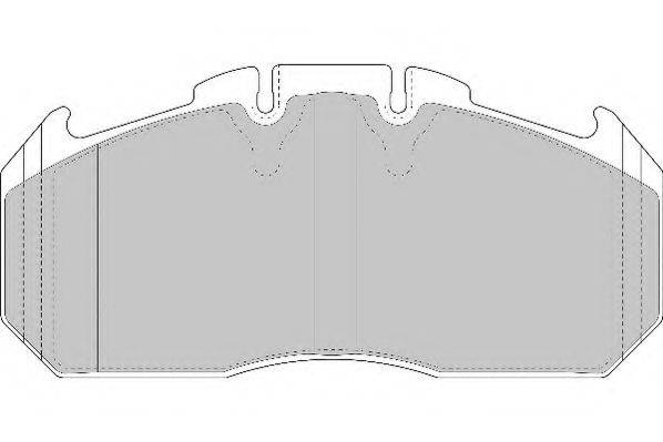 Комплект тормозных колодок, дисковый тормоз DURON DCV1656BFE