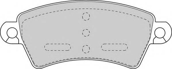 Комплект тормозных колодок, дисковый тормоз DURON DBP341370