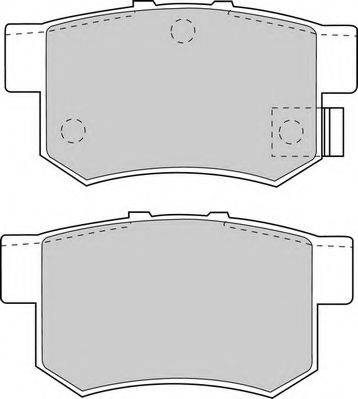 Комплект тормозных колодок, дисковый тормоз DURON DBP260956