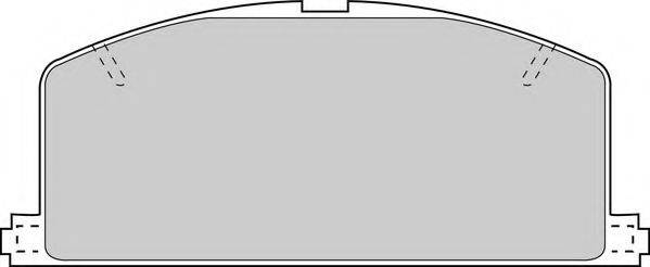 Комплект тормозных колодок, дисковый тормоз DURON DBP370308