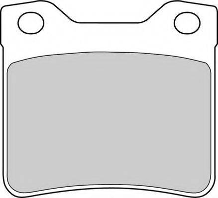 Комплект тормозных колодок, дисковый тормоз DURON DBP341415