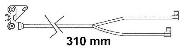 Сигнализатор, износ тормозных колодок DURON FAI160