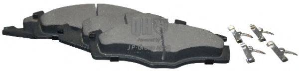 Комплект тормозных колодок, дисковый тормоз JP GROUP 1163600619