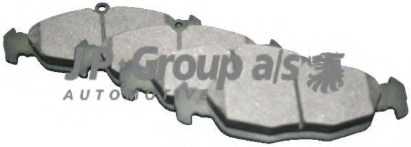 JP GROUP 1263600810 Комплект тормозных колодок, дисковый тормоз