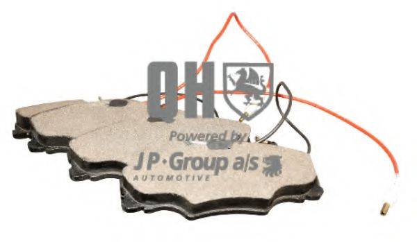 Комплект тормозных колодок, дисковый тормоз JP GROUP 4163604319