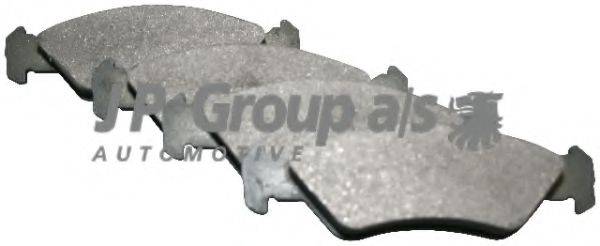 Комплект тормозных колодок, дисковый тормоз JP GROUP 1563601610