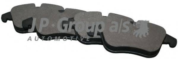 JP GROUP 1563601710 Комплект тормозных колодок, дисковый тормоз