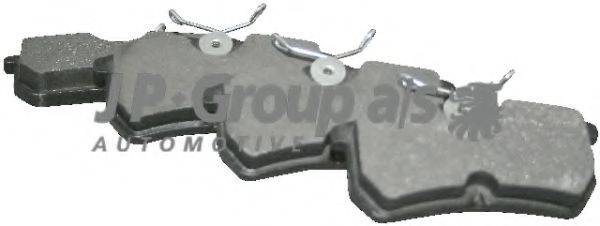 JP GROUP 1563700410 Комплект тормозных колодок, дисковый тормоз