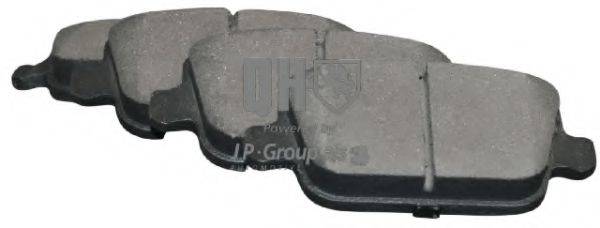 Комплект тормозных колодок, дисковый тормоз JP GROUP 1563700619