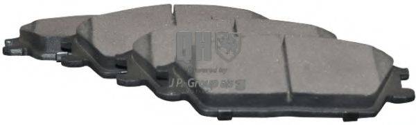 Комплект тормозных колодок, дисковый тормоз JP GROUP 3563601319