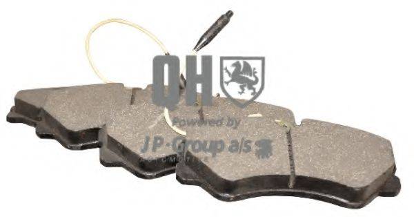 Комплект тормозных колодок, дисковый тормоз JP GROUP 4163600319