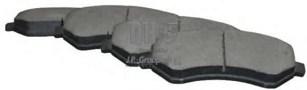 Комплект тормозных колодок, дисковый тормоз JP GROUP 5063600319
