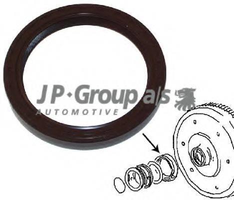 Уплотняющее кольцо, коленчатый вал JP GROUP 8119500100