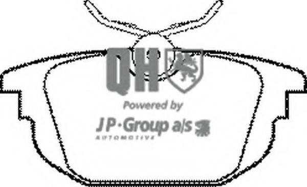 JP GROUP 3363700419 Комплект тормозных колодок, дисковый тормоз