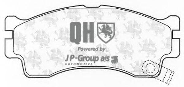 Комплект тормозных колодок, дисковый тормоз JP GROUP 3663600519