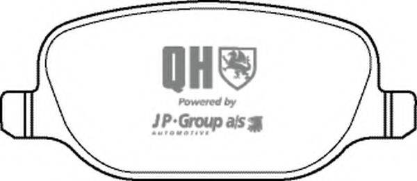 Комплект тормозных колодок, дисковый тормоз JP GROUP 3063700219
