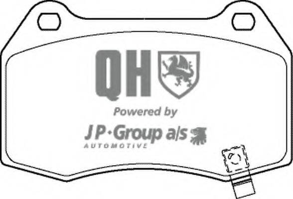 JP GROUP 4063600719 Комплект тормозных колодок, дисковый тормоз