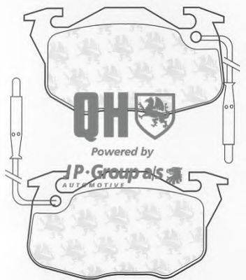 Комплект тормозных колодок, дисковый тормоз JP GROUP 4163600219