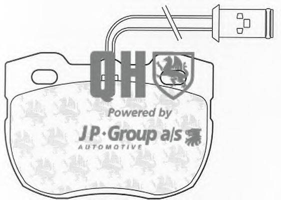 JP GROUP 3763600219 Комплект тормозных колодок, дисковый тормоз