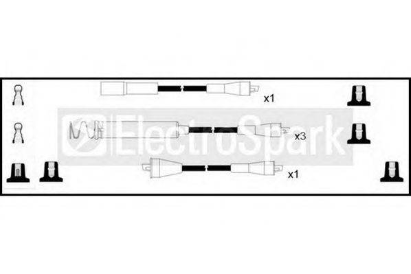 Комплект проводов зажигания STANDARD OEK002