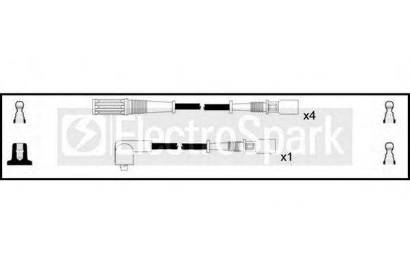 Комплект проводов зажигания STANDARD OEK014