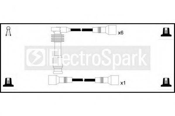 Комплект проводов зажигания STANDARD OEK037