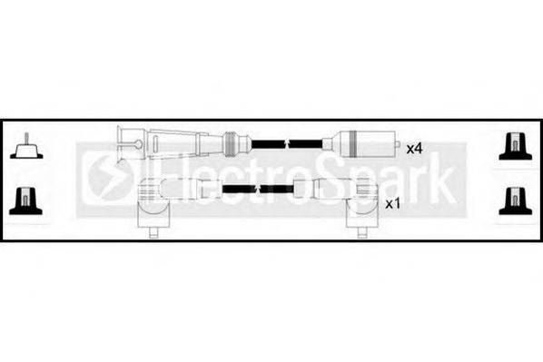 STANDARD OEK621 Комплект проводов зажигания
