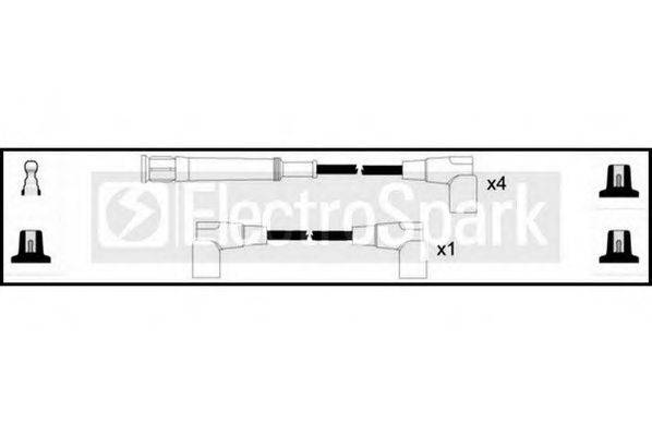 Комплект проводов зажигания STANDARD OEK155