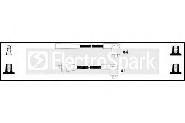 Комплект проводов зажигания STANDARD OEK137