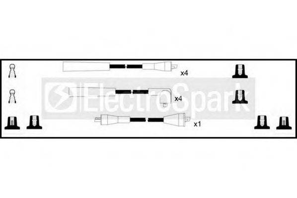 Комплект проводов зажигания STANDARD OEK059