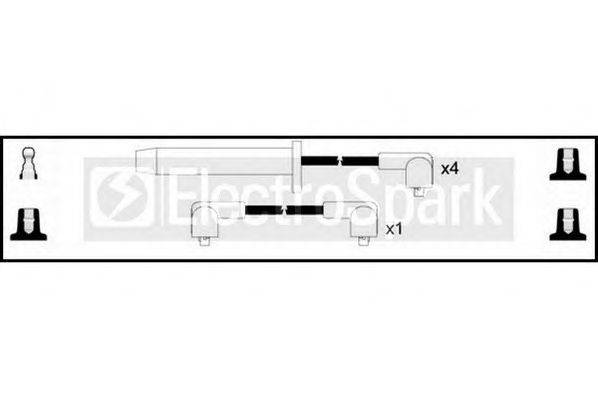 Комплект проводов зажигания STANDARD OEK174