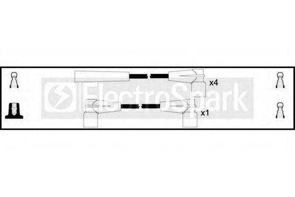 Комплект проводов зажигания STANDARD OEK381