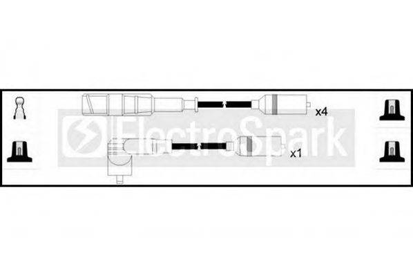 STANDARD OEK558 Комплект проводов зажигания