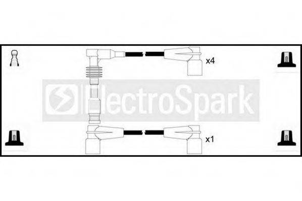 Комплект проводов зажигания STANDARD OEK182