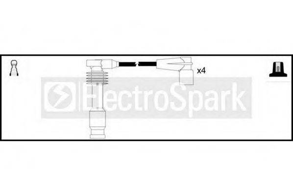 Комплект проводов зажигания STANDARD OEK010