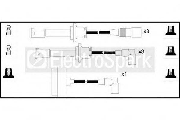 Комплект проводов зажигания STANDARD OEK405
