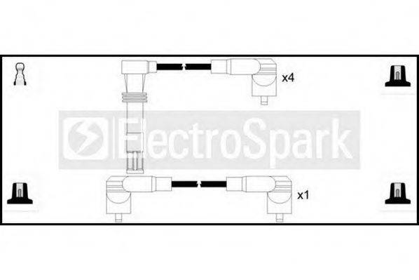 Комплект проводов зажигания STANDARD OEK652