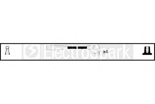 STANDARD OEK551 Комплект проводов зажигания