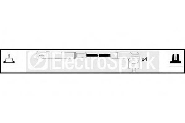 STANDARD OEK456 Комплект проводов зажигания
