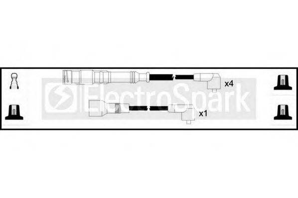 Комплект проводов зажигания STANDARD OEK761