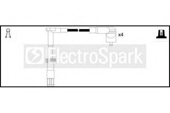 STANDARD OEK483 Комплект проводов зажигания
