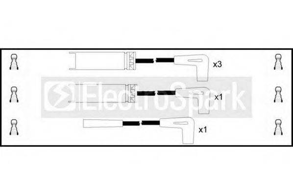 Комплект проводов зажигания STANDARD OEK057