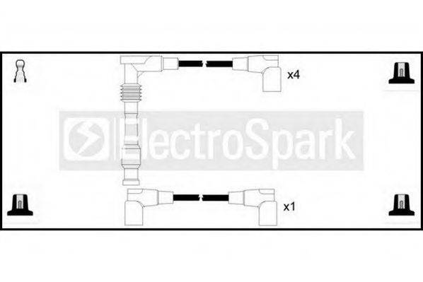 Комплект проводов зажигания STANDARD OEK993