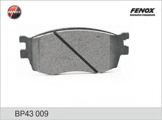 FENOX BP43009 Комплект тормозных колодок, дисковый тормоз