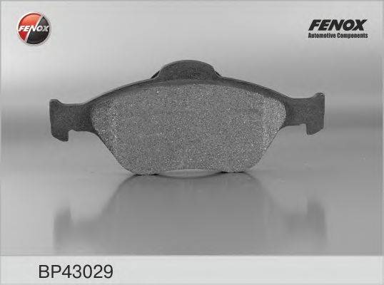 Комплект тормозных колодок, дисковый тормоз FENOX BP43029