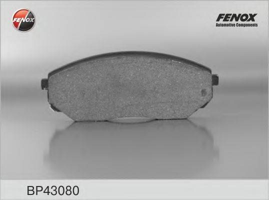 Комплект тормозных колодок, дисковый тормоз FENOX BP43080