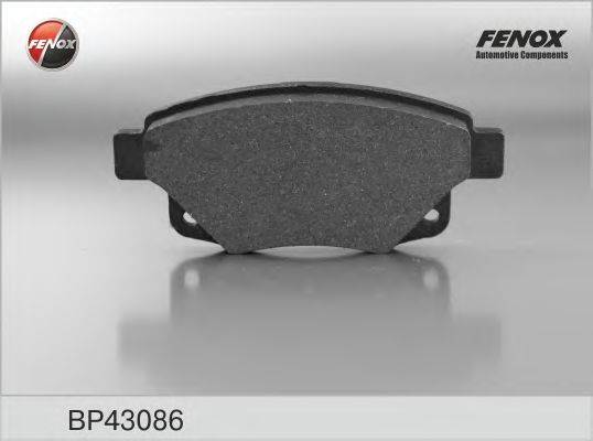 FENOX BP43086 Комплект тормозных колодок, дисковый тормоз
