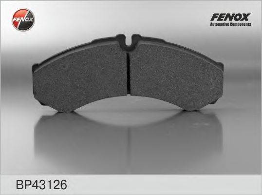Комплект тормозных колодок, дисковый тормоз FENOX BP43126