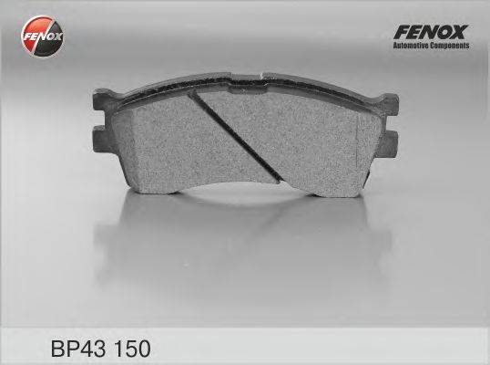 Комплект тормозных колодок, дисковый тормоз FENOX BP43150